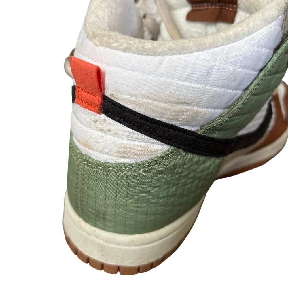 Nike Dunk High LX Next Nature Summit Women's Sz 7.5 White Black Green DN9909-100